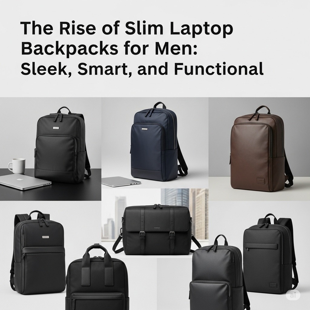 The Rise of Slim Laptop Backpacks for Men: Sleek, Smart, and Functional