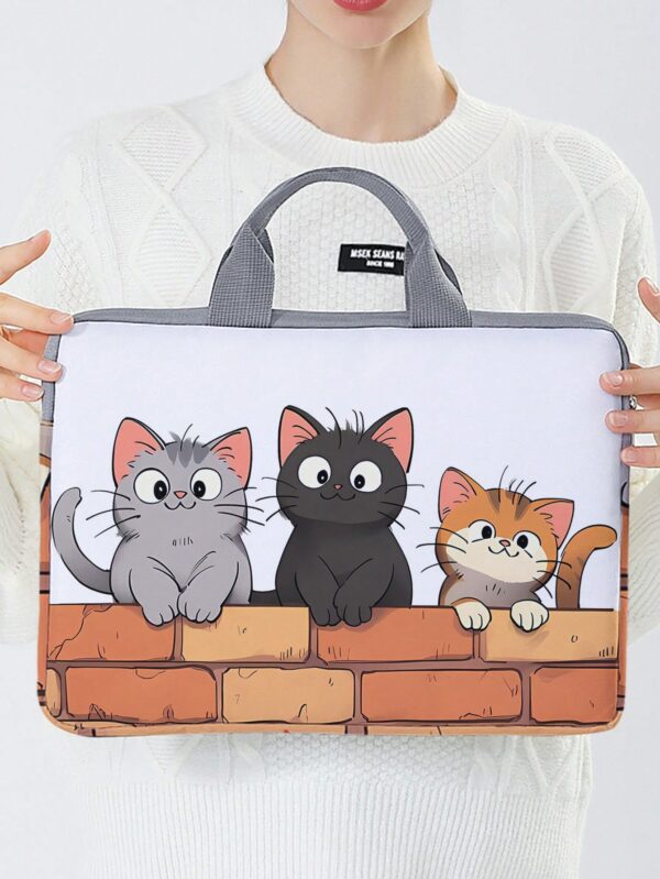 Animal Print Laptop Handbag Multicolor Adjustable Computer