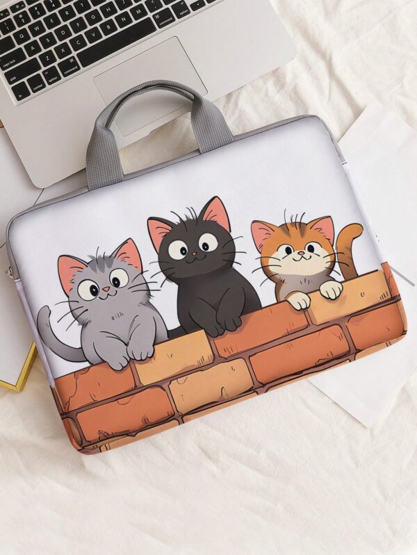 Animal Print Laptop Handbag Multicolor Adjustable Computer
