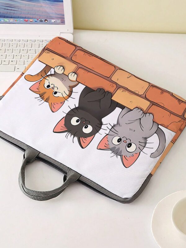 Animal Print Laptop Handbag Multicolor Adjustable Computer
