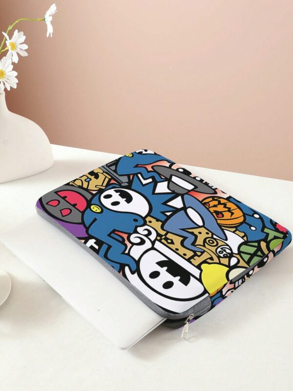 Cartoon Laptop Bag Lightweight Zipper Handbag
