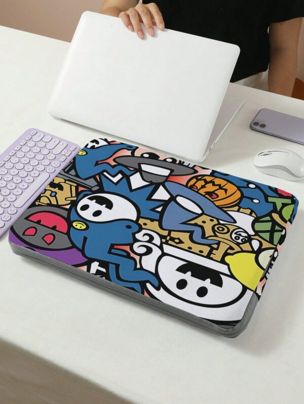 Cartoon Laptop Bag Lightweight Zipper Handbag