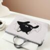 Cat Pattern Printed Laptop Bag Computer Cloth Cover Accessories Soft Laptop Bag Soft Computer Cover Laptop Cover Tablet Leather Bag Laptop Zipper Computer Cover School Business Office Teacher Gifts Teac (1)