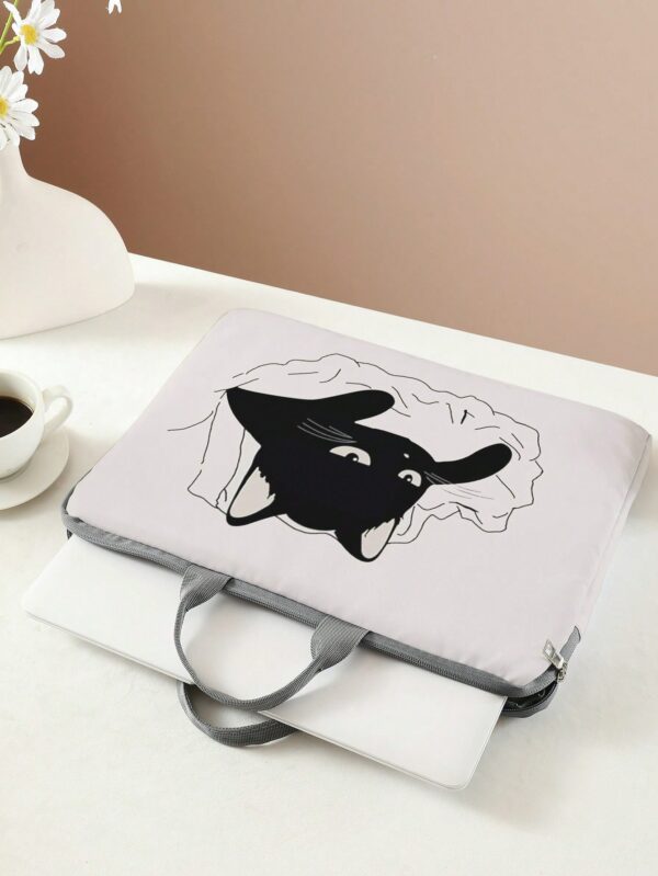 Cat Laptop Double Handle Computer Bag
