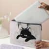 Cat Pattern Printed Laptop Bag Computer Cloth Cover Accessories Soft Laptop Bag Soft Computer Cover Laptop Cover Tablet Leather Bag Laptop Zipper Computer Cover School Business Office Teacher Gifts Teac (3)