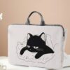 Cat Laptop Double Handle Computer Bag