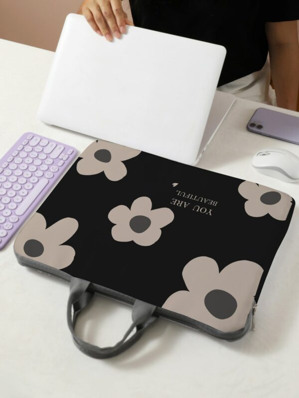 Floral Laptop Bag for Women Sleeve Computer Bag