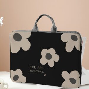 Floral Laptop Bag for Women Sleeve Computer Bag