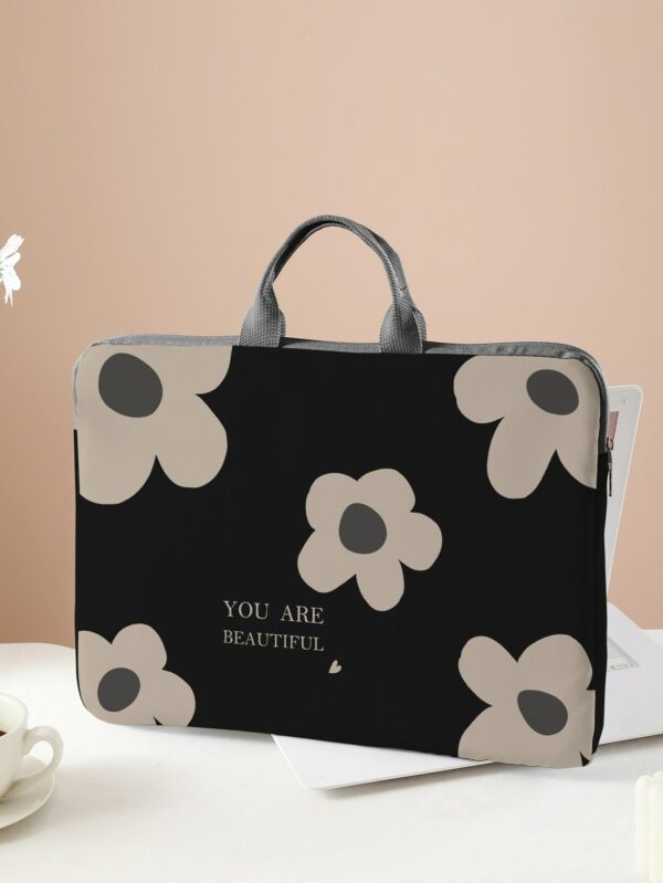 Floral Laptop Bag for Women Sleeve Computer Bag