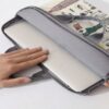 Random Pattern Printed Laptop Bag Computer Cloth Cover Accessories Soft Laptop Bag Soft Computer Cover Laptop Cover Tablet Leather Bag Laptop Zipper Computer Cover School Business Office Laptop Computer (5)