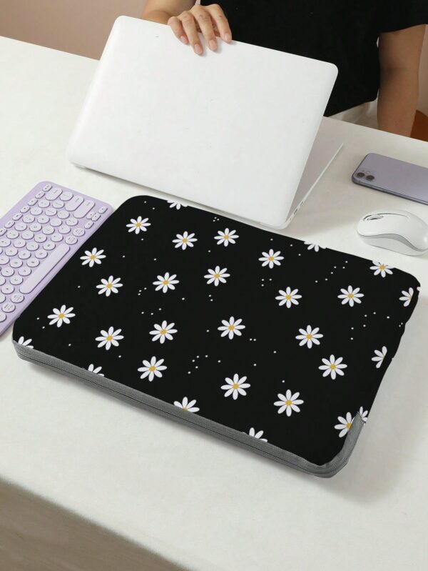 Vintage Floral Laptop Bag Zipper Computer Cover School