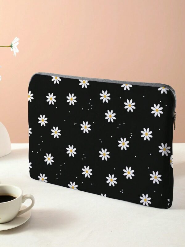 Vintage Floral Laptop Bag Zipper Computer Cover School