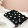 Vintage Flowers Pattern Printed Laptop Bag Computer Cloth Cover Accessories Soft Laptop Bag Soft Computer Cover Laptop Cover Tablet Leather Bag Laptop Zipper Computer Cover School Business Office main 3