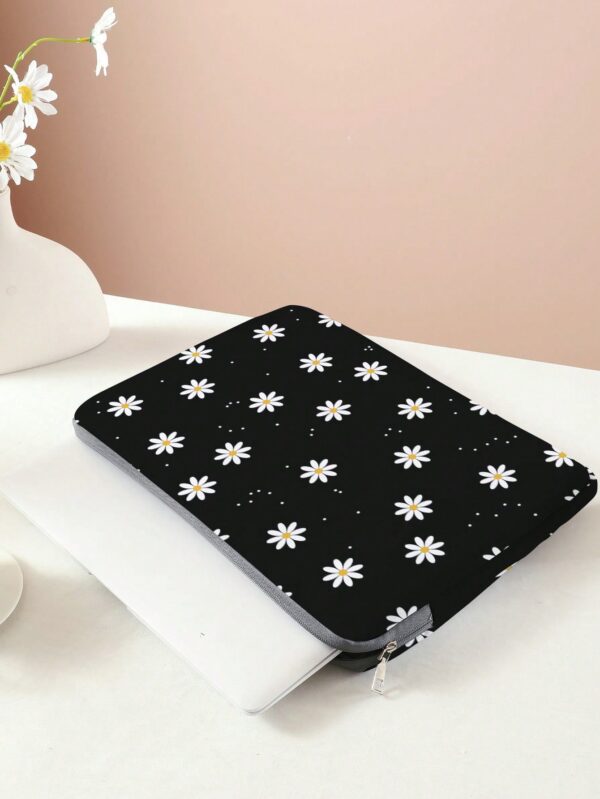Vintage Floral Laptop Bag Zipper Computer Cover School