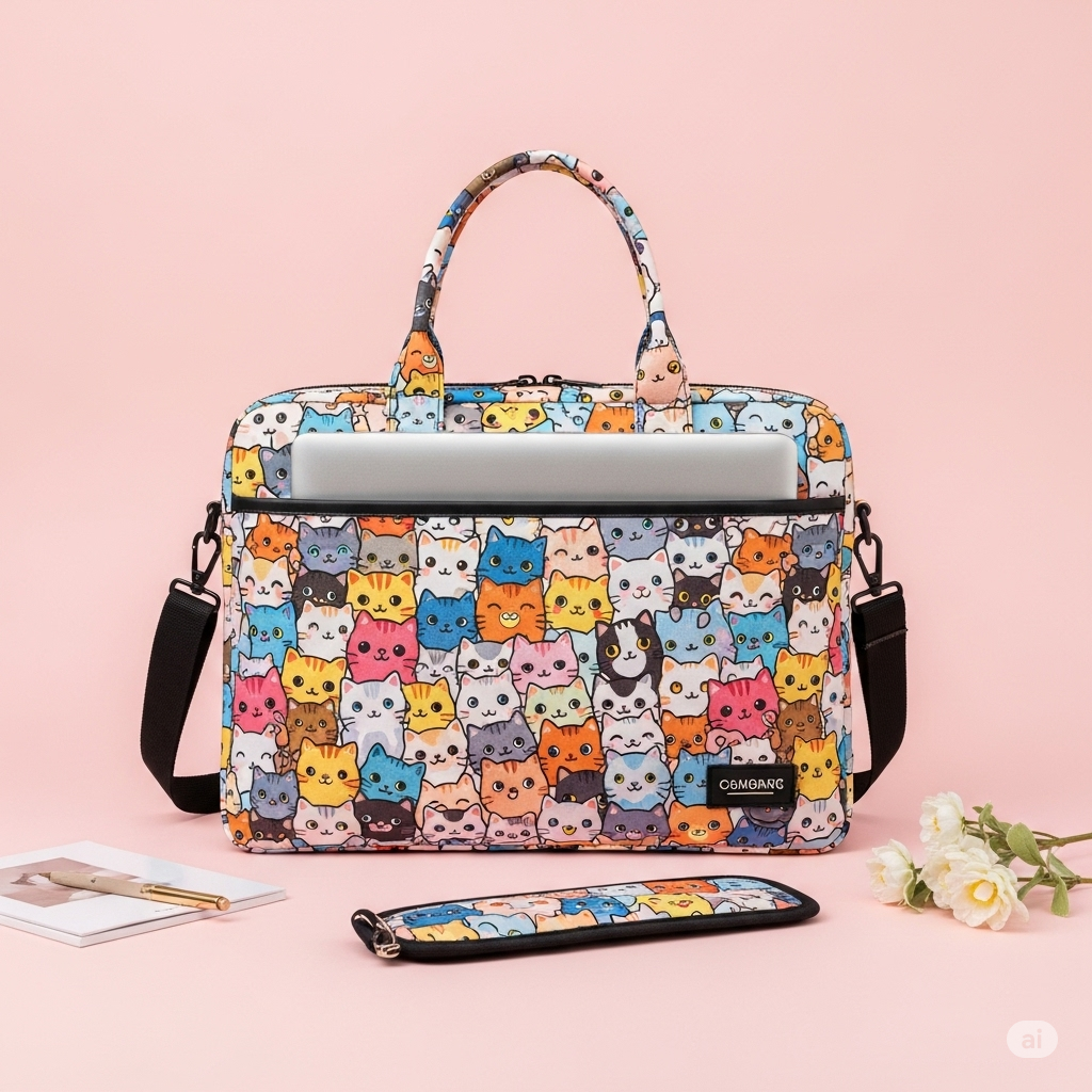 Animal Print Laptop Handbag – Add a Touch of Playful Personality to Your Workday