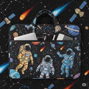 Cartoon Laptop Bag Lightweight Zipper Handbag – Lightness for Your Dynamic Day