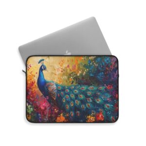 Dazzling Peacock Laptop Gifts, Peacock iPad Sleeve, Cute Laptop Bag