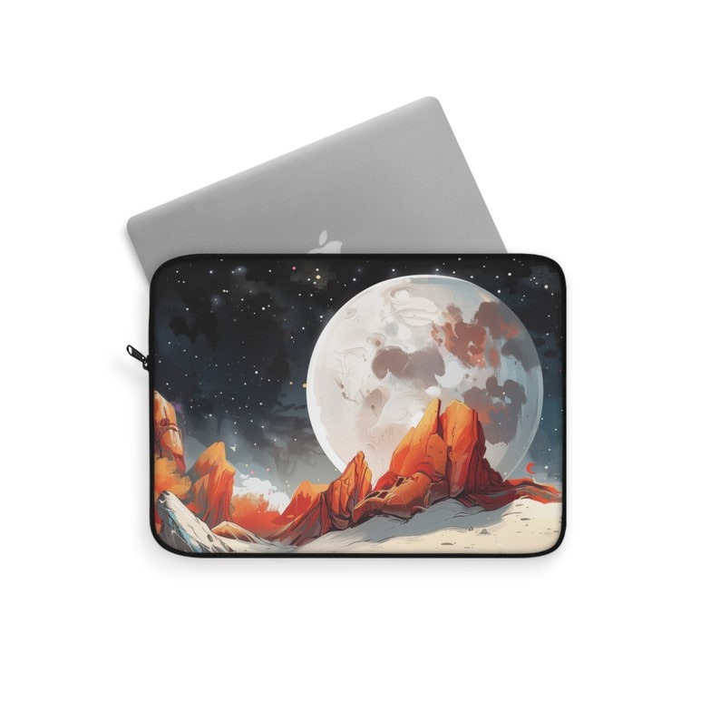 Lunar Vista Anime Inspired Laptop or iPad or Tablet Sleeve Lunar Vista Anime Inspired Laptop or iPad or Tablet Sleeve