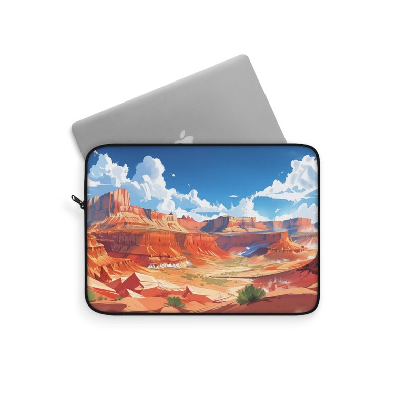 Anime Inspired Western Canyons, iPad Sleeve, Western Table Case Anime Inspired Western Canyons, iPad Sleeve, Western Table Case