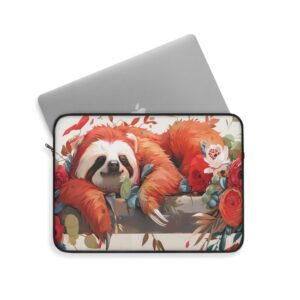 Cute Sloth Laptop Sleeve, Sloth Gifts, Sloth Tech Accessory, Sloth iPad Sleeve, Sloth Computer Tote
