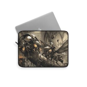 Fantasy Art Laptop Sleeve, iPad Sleeve – Fantasy Biomechanical Worker Bees