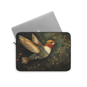 Cute Hummingbird Laptop Sleeve – Cute iPad Sleeve – Laptop Tote Bag