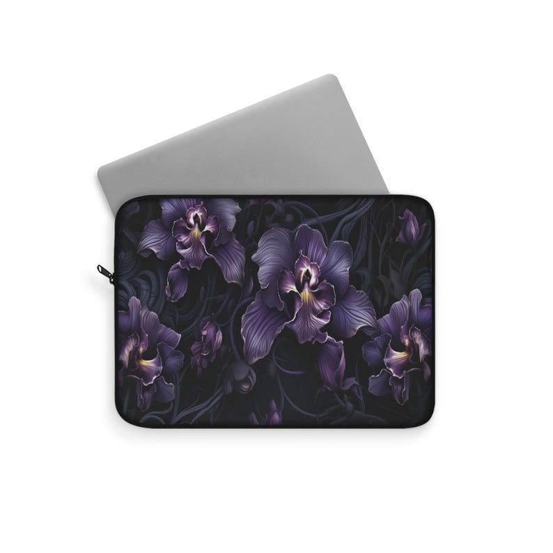 Gothic Orchids Laptop Sleeve – Dark Purple and Black Orchids Kindle Sleeve Gothic Orchids Laptop Sleeve – Dark Purple and Black Orchids Kindle Sleeve